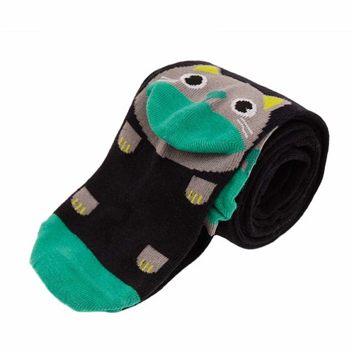 LAWADKA Baby Meisjes Panty Winter Herfst Warm Katoenen Panty Kinderen Panty Meisjes Cartoon Kat Leuke Panty Katoen Kinderen Panty: navy