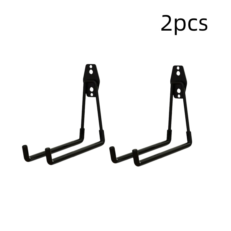 Crochet métallique robuste de 5 tailles, organisateur de Garage, support mural antidérapant, crochets de suspension de vélo, crochet de rangement pour échelles, outil de jardin: WHITE