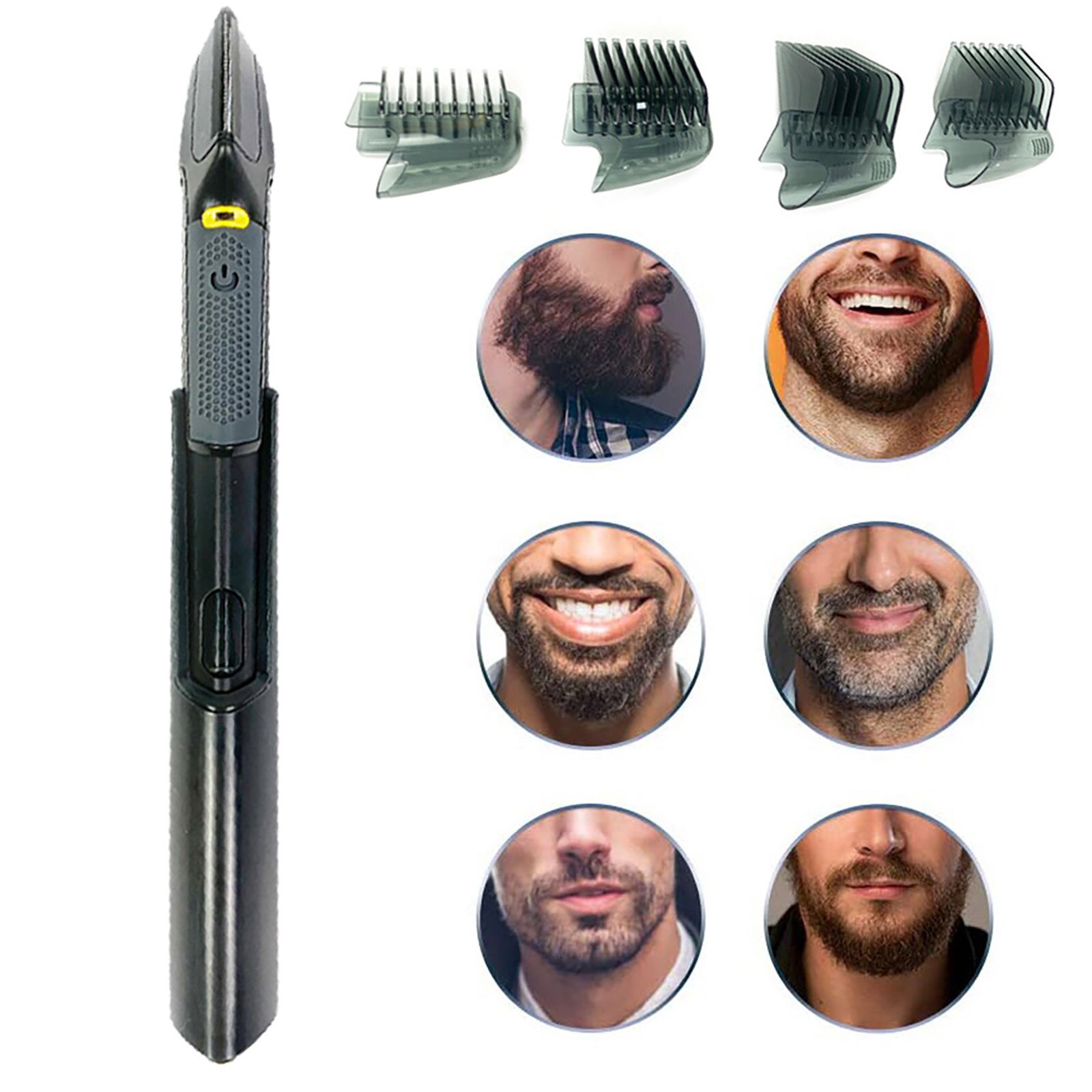 Beard Trimmer-Electric Retractable Hair Remover Tool for Men