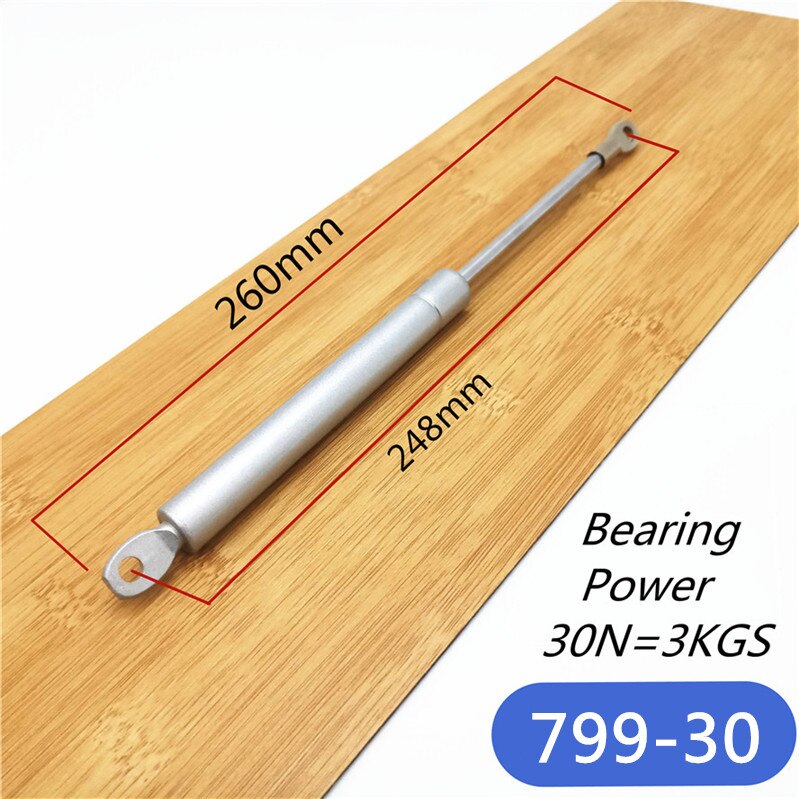 260mm hydraulisk lift up pneumatisk dørstøtte møbler gasfjeder køkkenskab hardware hængsel: Leje 30n