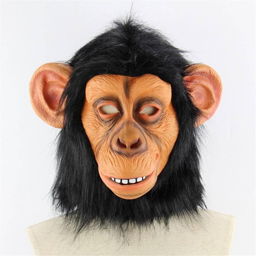 Drôle grande oreille singe Halloween drôle Animal capuche noël orang-outan masque