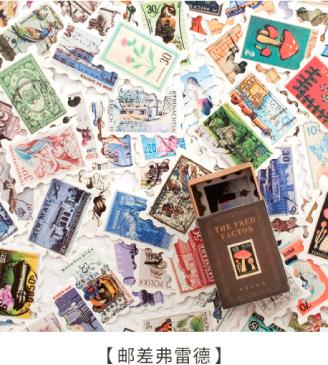 Moking retro library Mini Tag Greeting Cards Postcard Birthday Card retail: 10