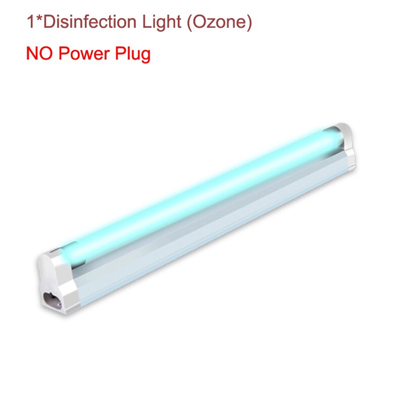 Ozone UV Sterilizer UVC Disinfection Light Bactericidal Lamp Ultraviolet Quartz Germicidal Lamp 110V/220V 6W 8W T5: only 1 lamp no plug / 6W 110V