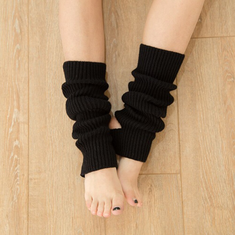 1 paar Latein Socken Fitness Yoga Tanzen für Frauen Weibliche Lange betroffen Winter Sport Socken Beinlinge Sport Zubehör: Schwarzes