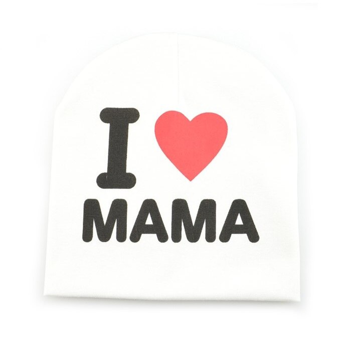 2019 moda primavera outono chapéus do bebê crianças malha quente algodão gorro da criança gorro do bebê para crianças menina menino crochê chapéus do bebê: White MAMA