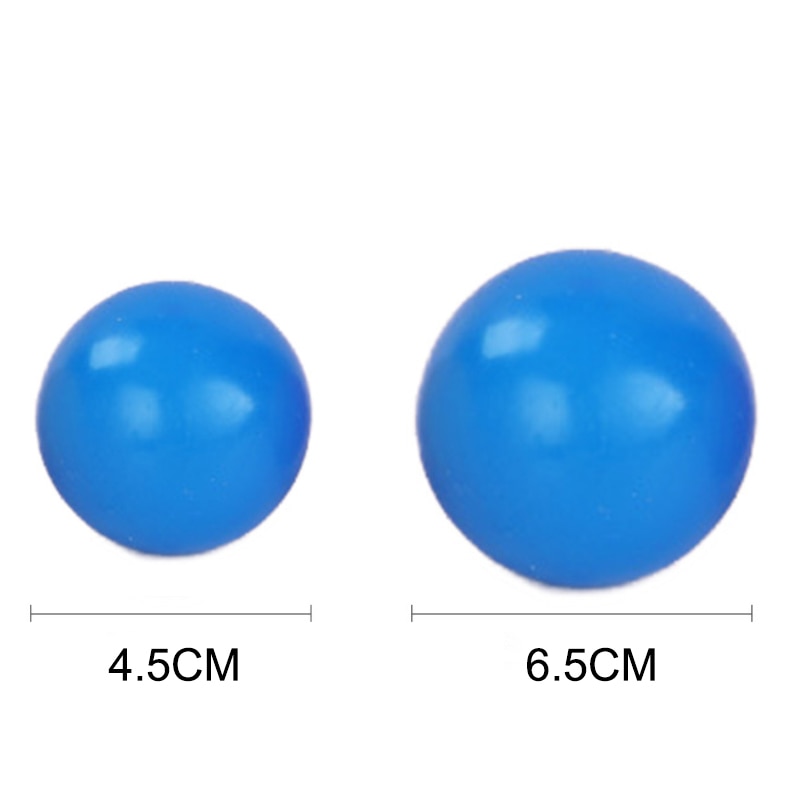 65mm Anti Stress Sticky Ball Squishy Glowing Globbles Fidget Toys Ceiling Ball Pit Glow Sticky Wall Balls Sensory Toys for Kids