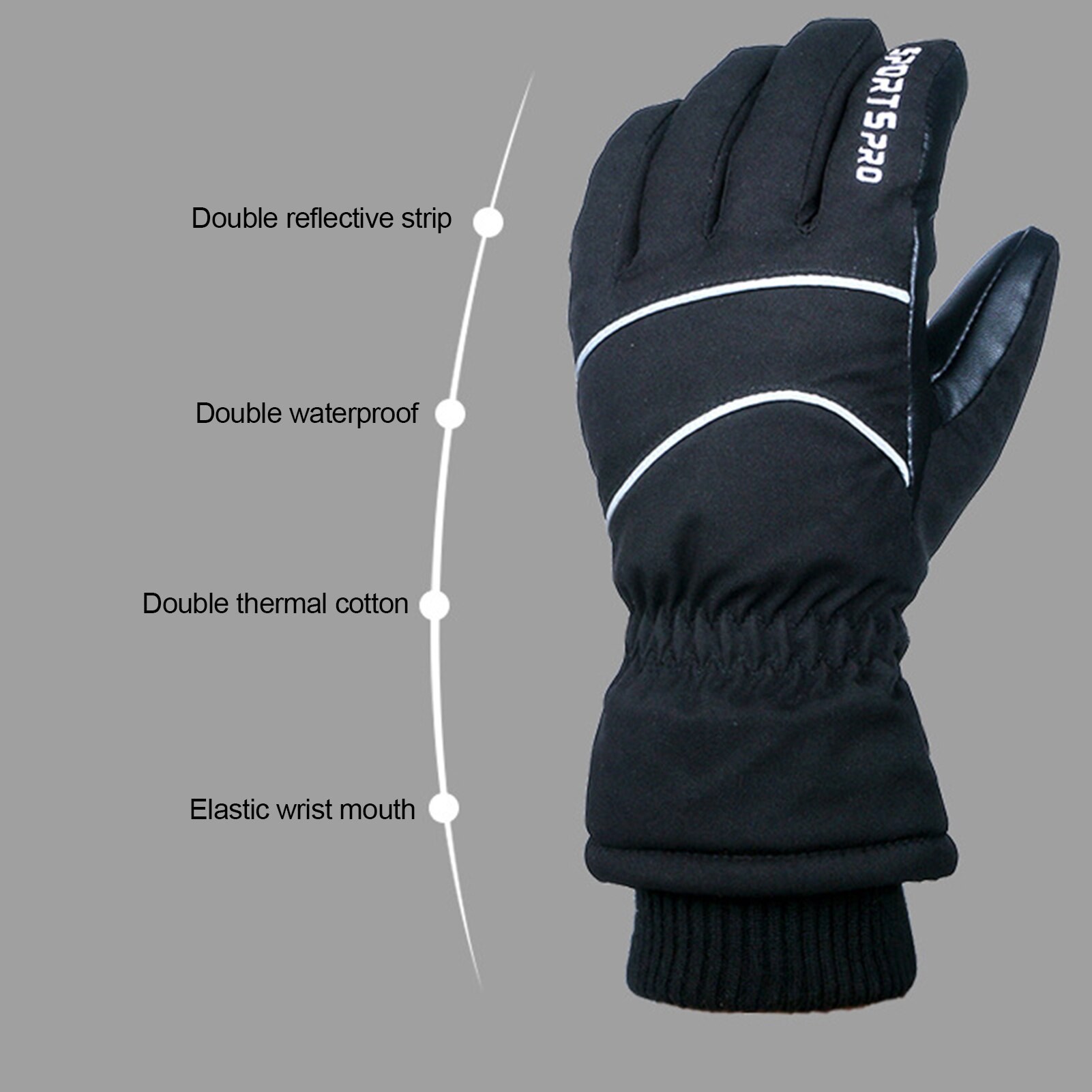 Waterdichte winter warme handschoenen sneeuw ski handschoenen snowboard handschoenen motorrijden outdoor wintersport touchscreen handschoenen