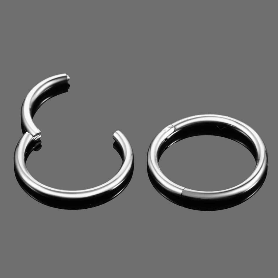 1PC Titan Nase Band Septum durchbohren Clicker 18G Klapp Segment Ringe Lippe Wendel Daith Conch Knorpel Ohrringe sexy schmuck