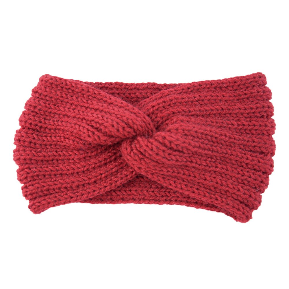 Bandeau tricoté pour femme crochet hiver plus dame bandeau bandeau bandeau: B