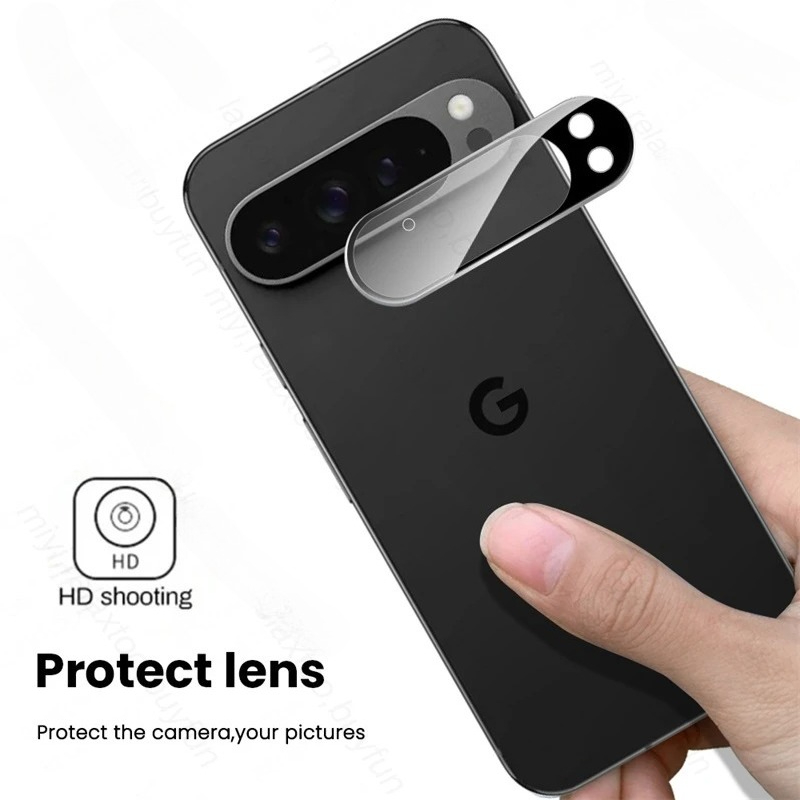 3Pcs 3D Curved Camera Lens Protector Tempered Glass Case for Google Pixel9 Pixel9Pro Pixel 9 Pro XL Pixel9ProXL 5G Pixle 9 A 9a