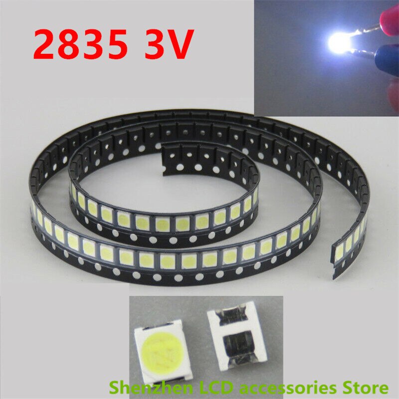 FOR LG LED tv backlight 2835 3030 3535 3V 6V 1W 3W kit electronique led for lcd tv repair Cool cold white: 2835 3v  650PCS