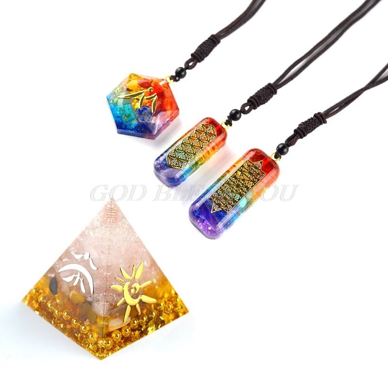 20 stk hellig geometrisk kobber orgonitt klistremerke blomst liv tre diy energi tårn pyramide materiale epoksy harpiks kunst håndverk