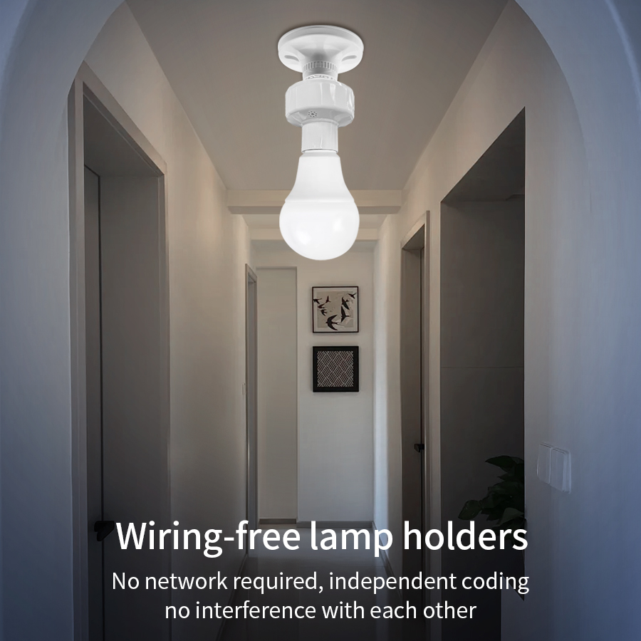 RF 433 Mhz Drahtlose Fernbedienung Licht Lampe Halfter 110 V 220 V E27 Lampe Basis Licht Schalter 1/2/3 Gang Zauberstab Schalter für LED-lampe
