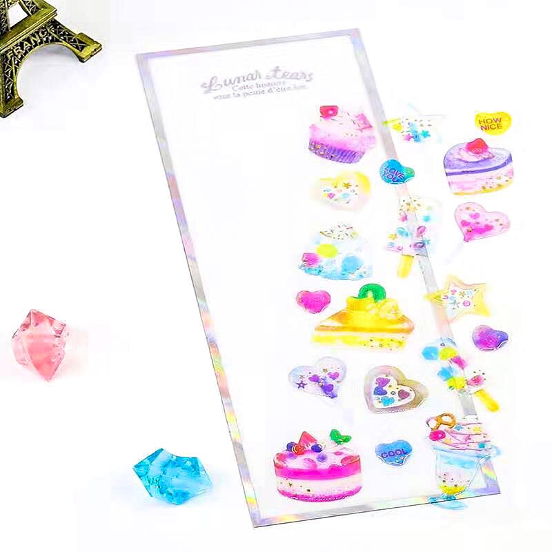 1Pc 3D Strass Adesivi Auto-Adesivo Adesivi Diamante di Cristallo di Bling Lettera di Carta Peel-Off Adesivi Per Scrapbooking FAI DA TE Arte: 15