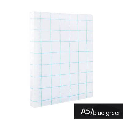 JIANWU japan KOKUYO Macaron note book loose leaf inner core A5 B5 notebook diary plan binder office school supplies ring binder: A5 Blue green