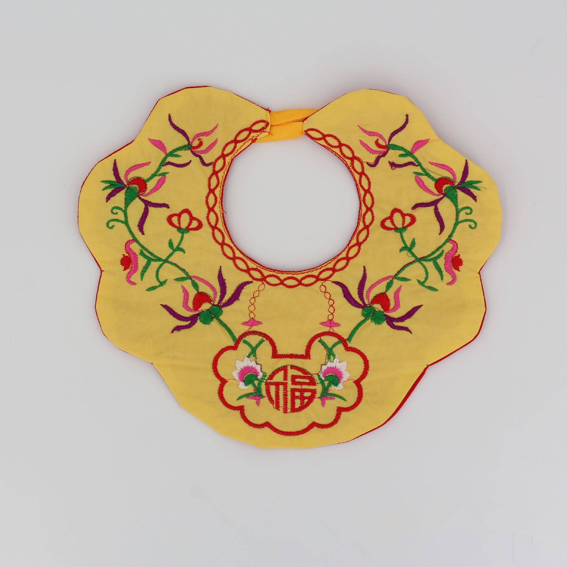 Baberos de tigre rojo bordado tradicional chino, buenos deseos y suerte para bebés de 0 a 2 años, Ropa Para eructos: J