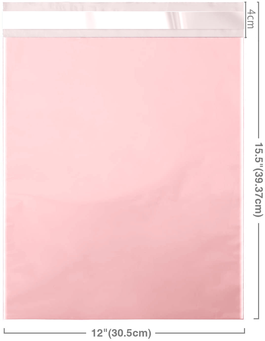 100 Stks/partijen Licht Roze verzendzakken Koerier Tassen Mailing Tassen Tassen Zelf Seal Omhult Plastic Verpakking Zak Plastic Zakken Voor Verpakking