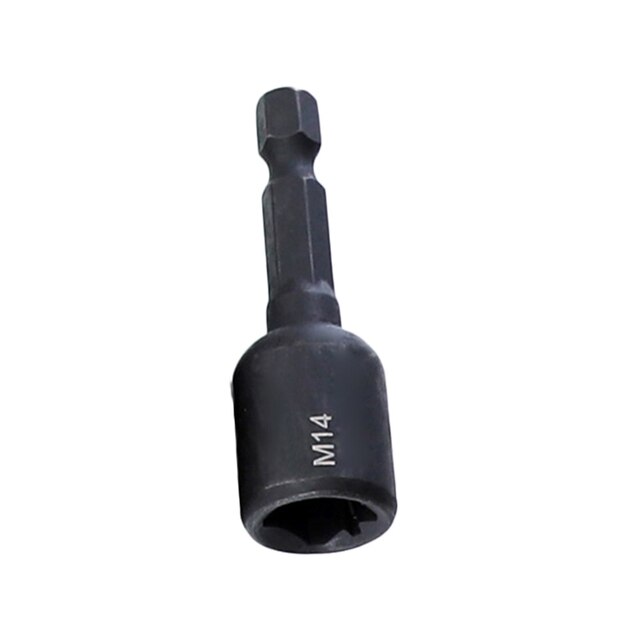 M6-M14 Firmer Screw Tap Socket Adapter Holder Extension Bar 1/4 Inch Hex Shank Screw Tap Tapping Chuck For Power Drill tools: M14