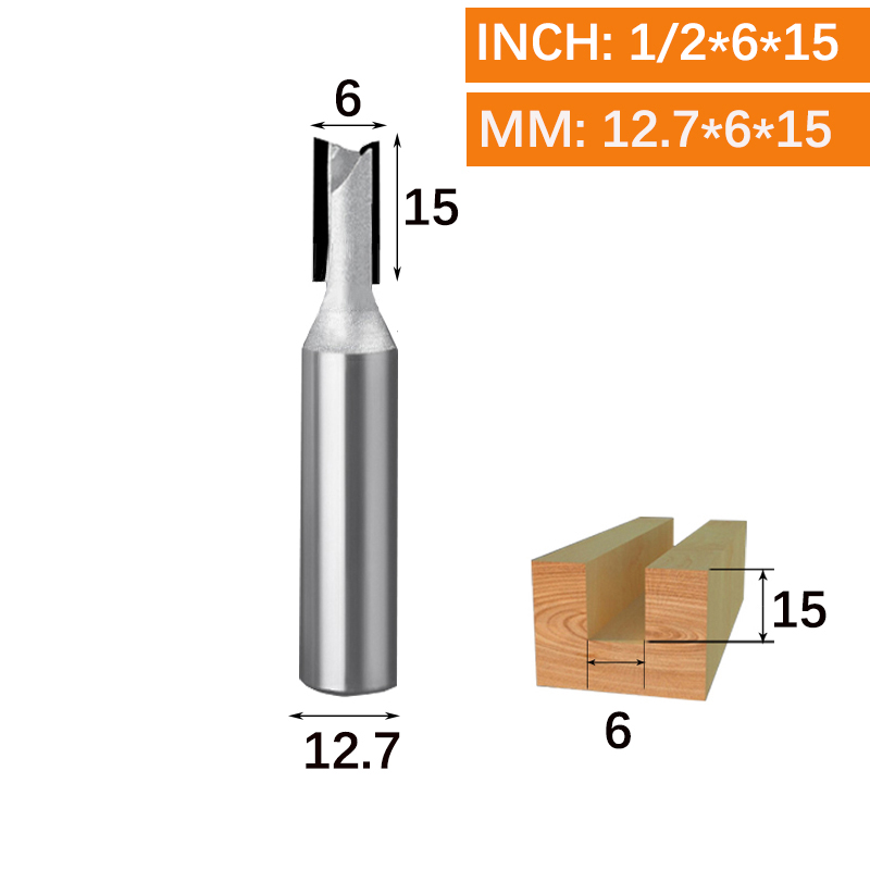 Vsharp PCD prosty frez diamentowy dwustronny prosty frez robić płyty melaminowej HPL płyta krzemianowo-wapniowa MDF: 34mm