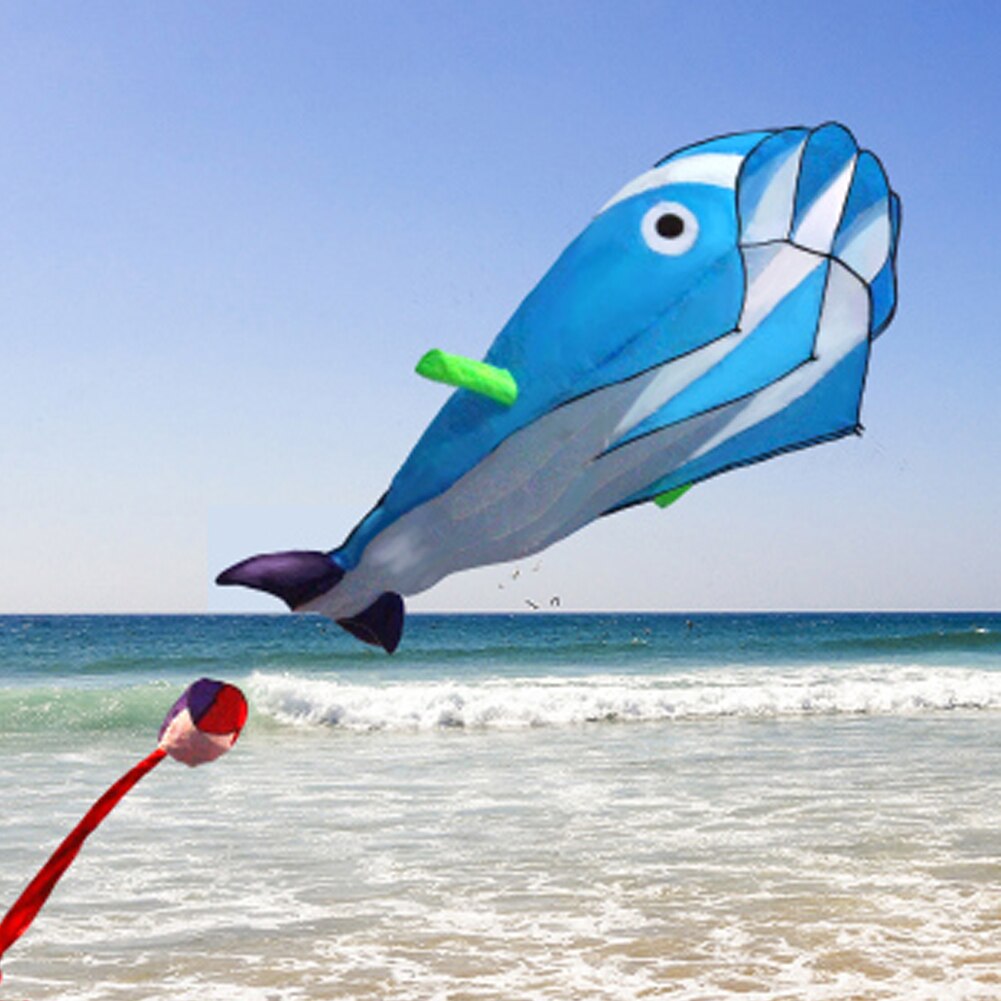 3d riesige delfin-drachen, weiche gleitschirme, riesiger blauer drachen, outdoor-sport, delfine, drachen fliegen, spielzeug, einfach zu fliegen, sportdrachen, fallschirm: Default Title