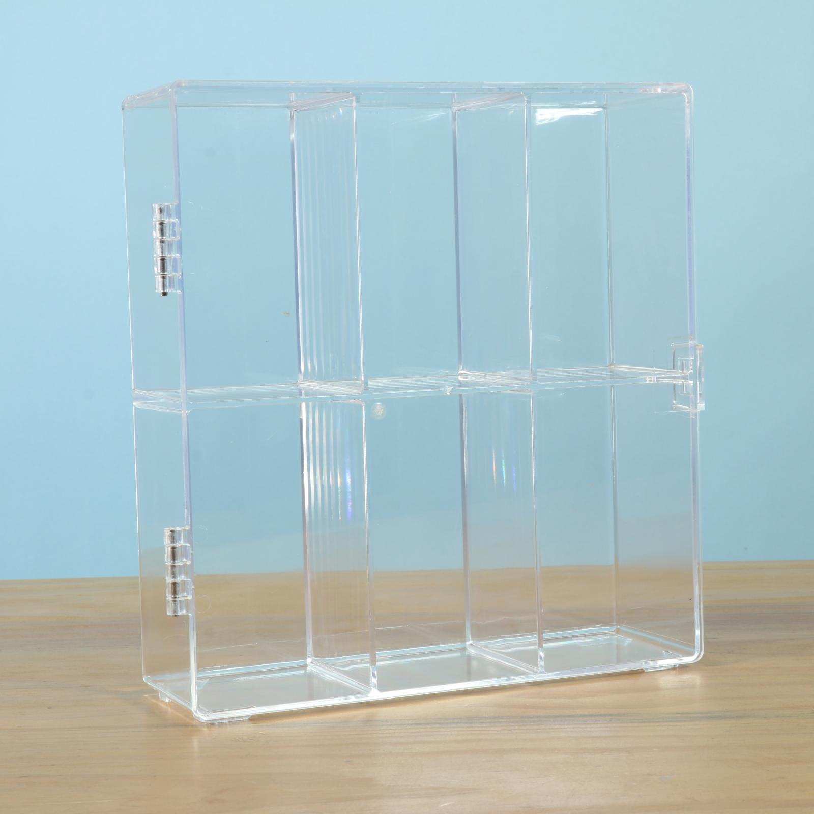 Acrylic Display Rack 6 Shelves Multi-Layer Protection Storage Box for