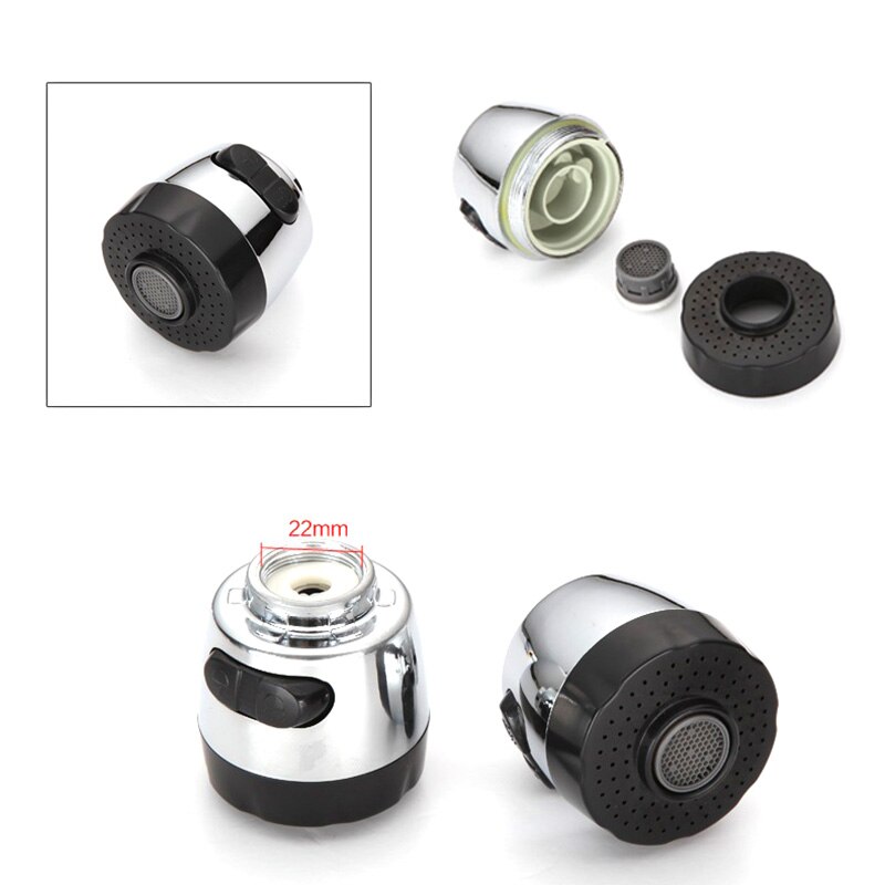 22 Mm Rvs Splash Kraan Nozzle Beluchter Waskolf Sproeier Waterbesparende Kraan Filter Twee Modi Kraan Extender