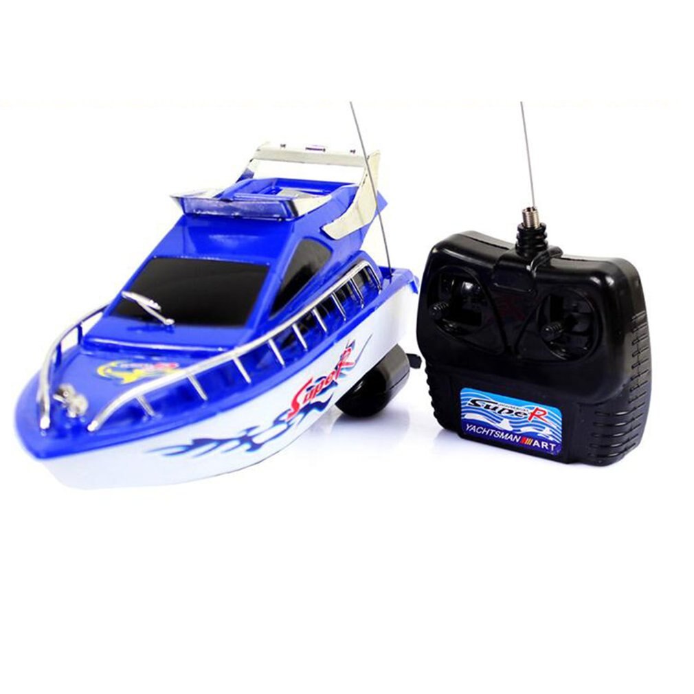 1Pc Rc Speedboot Super Mini Elektrische Afstandsbediening Hoge Snelheid Boot 4-CH Rc Boot Spel Speelgoed kid Kinderen Speelgoed: Default Title