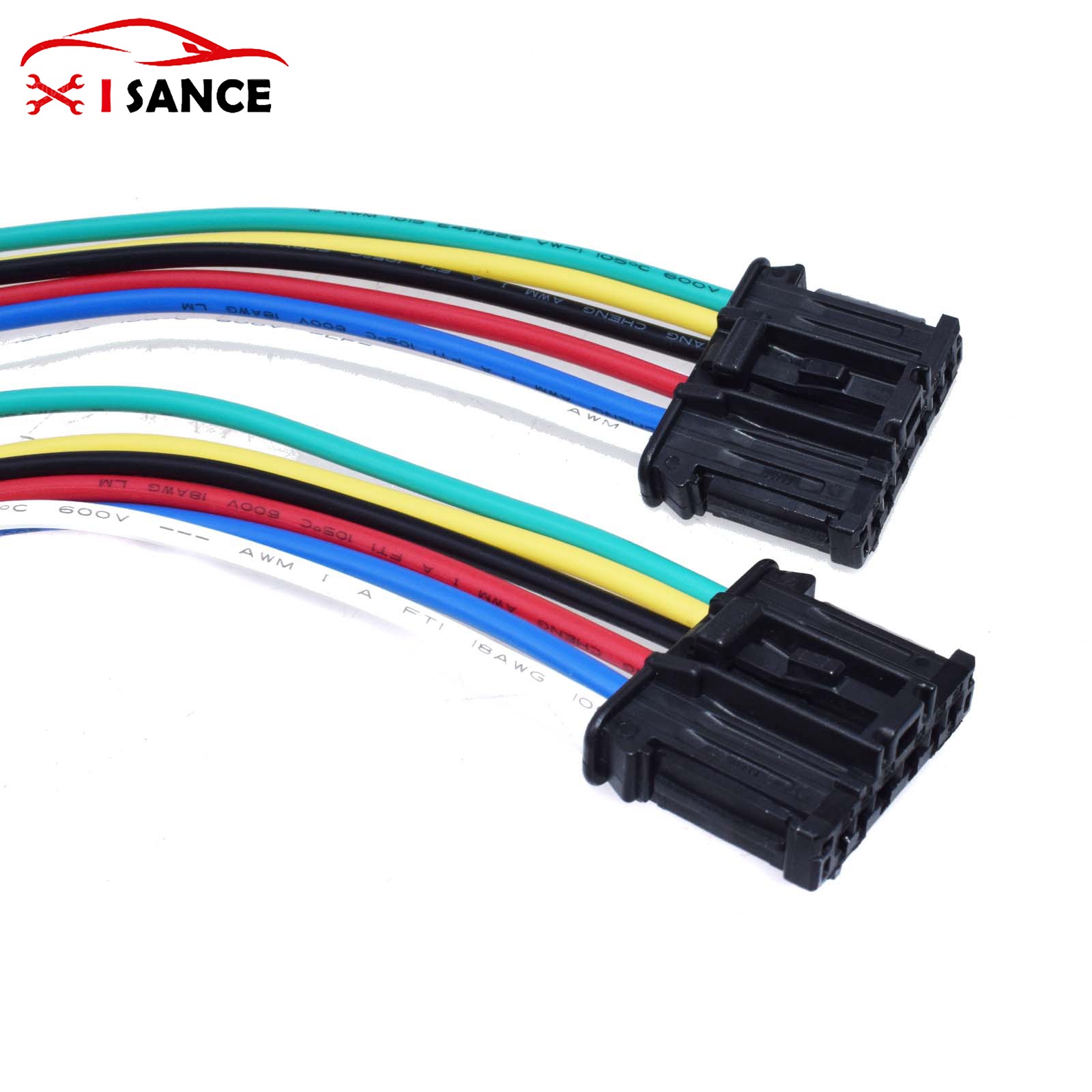 ISANCE Rear Tail Light harness connector 1606248780 FOR Peugeot 206 207 307 308