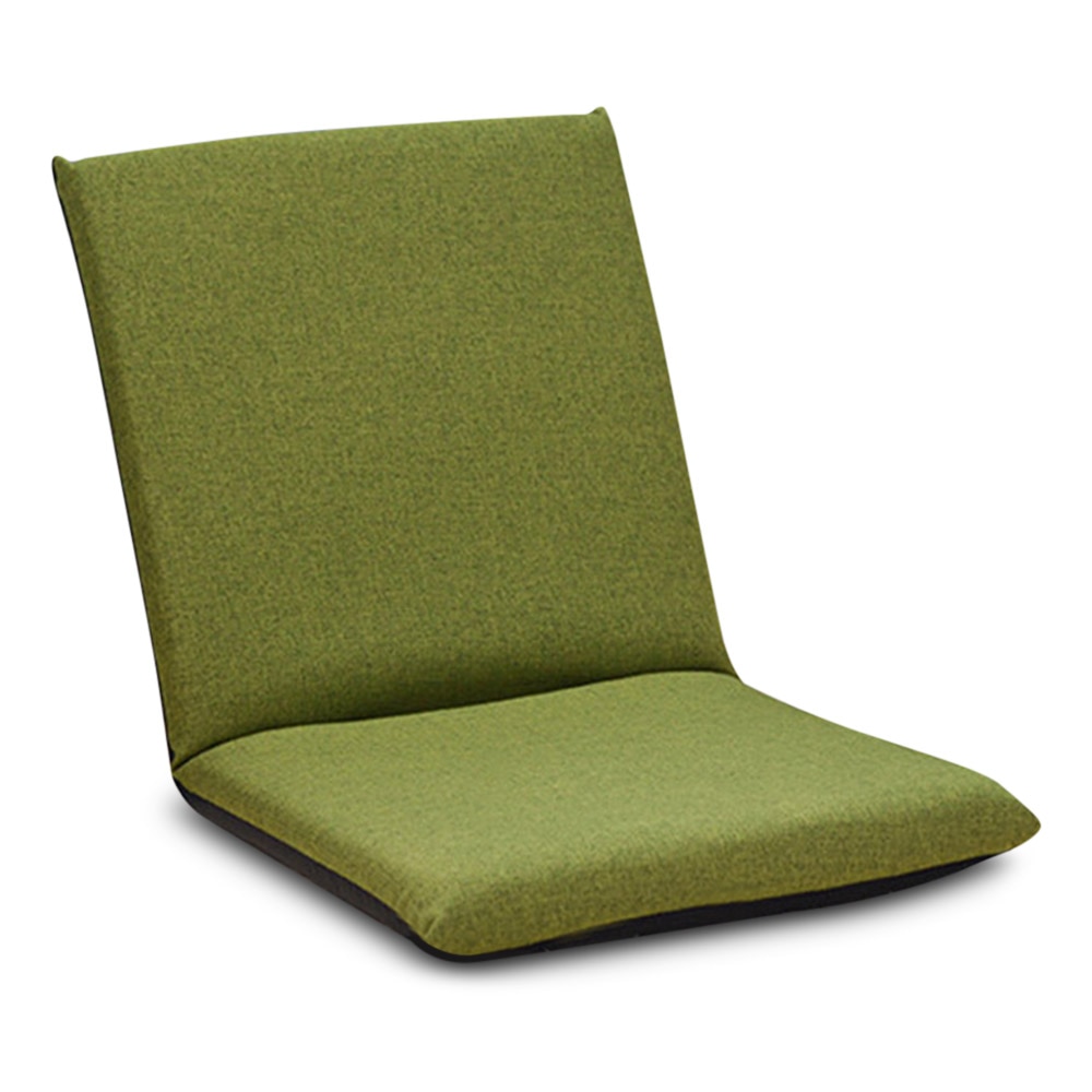 Foldable Floor Chair Adjustable Relaxing Lazy Sofa Seat Cushion Lounger: Green