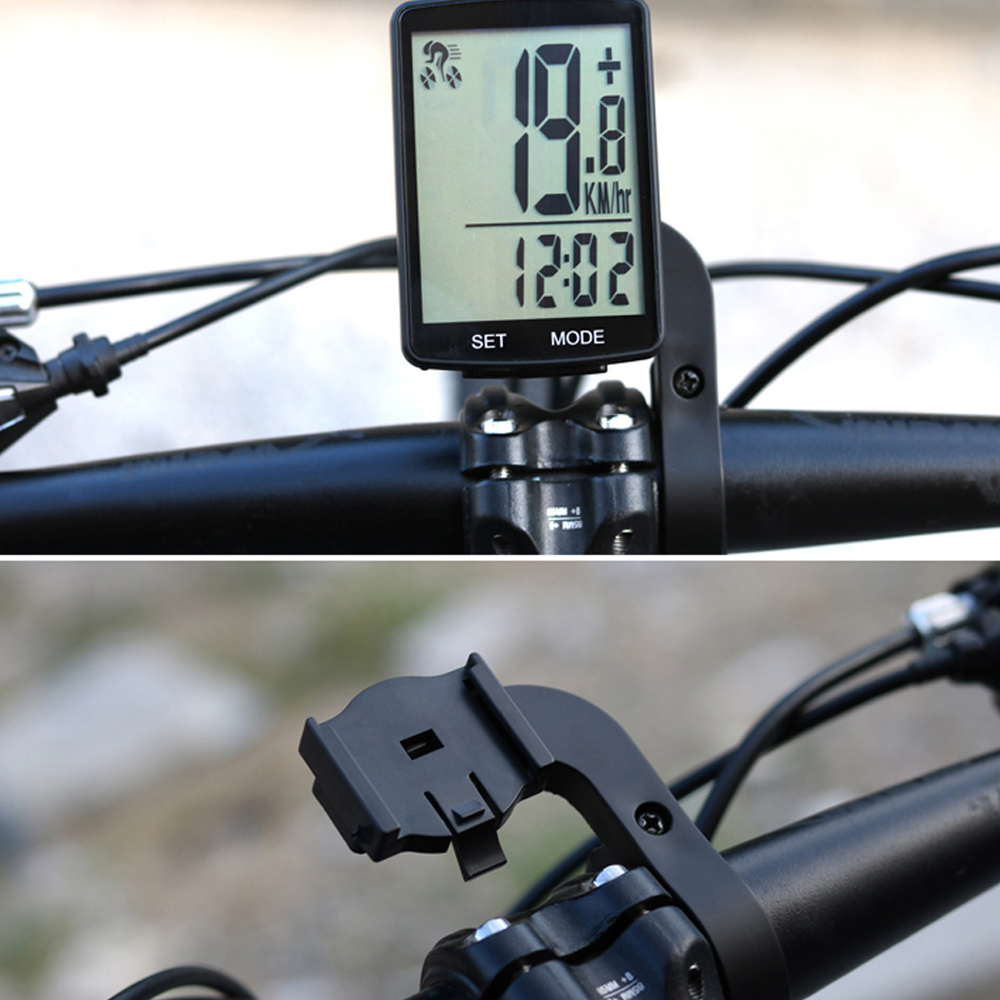 Multifuncional LCD tela bicicleta computador, bicicleta impermeável velocímetro, ciclismo odômetro sem fio, 2,8 ", à prova d'água