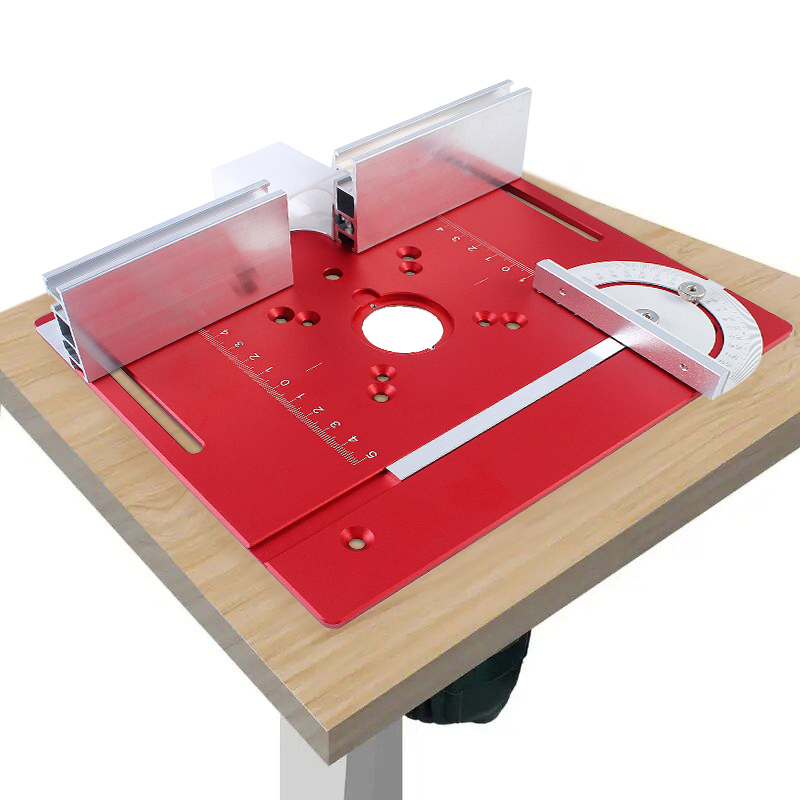 Router Inlegplaat Aluminium Router Tafel Inzetplaat Enkele Plaat Hou... – Vicedeal