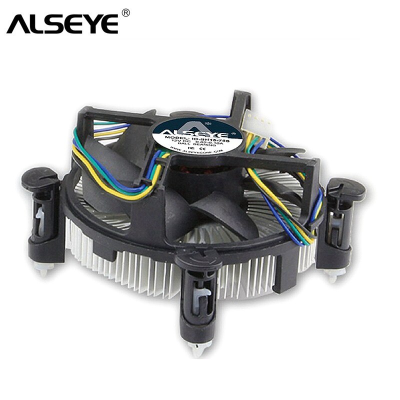 ALSEYE CPU Cooler for LGA 1155 Heatsink Copper with 90mm CPU Fan for i3/i5/i7 LGA 1156/1151/1150 Radiator