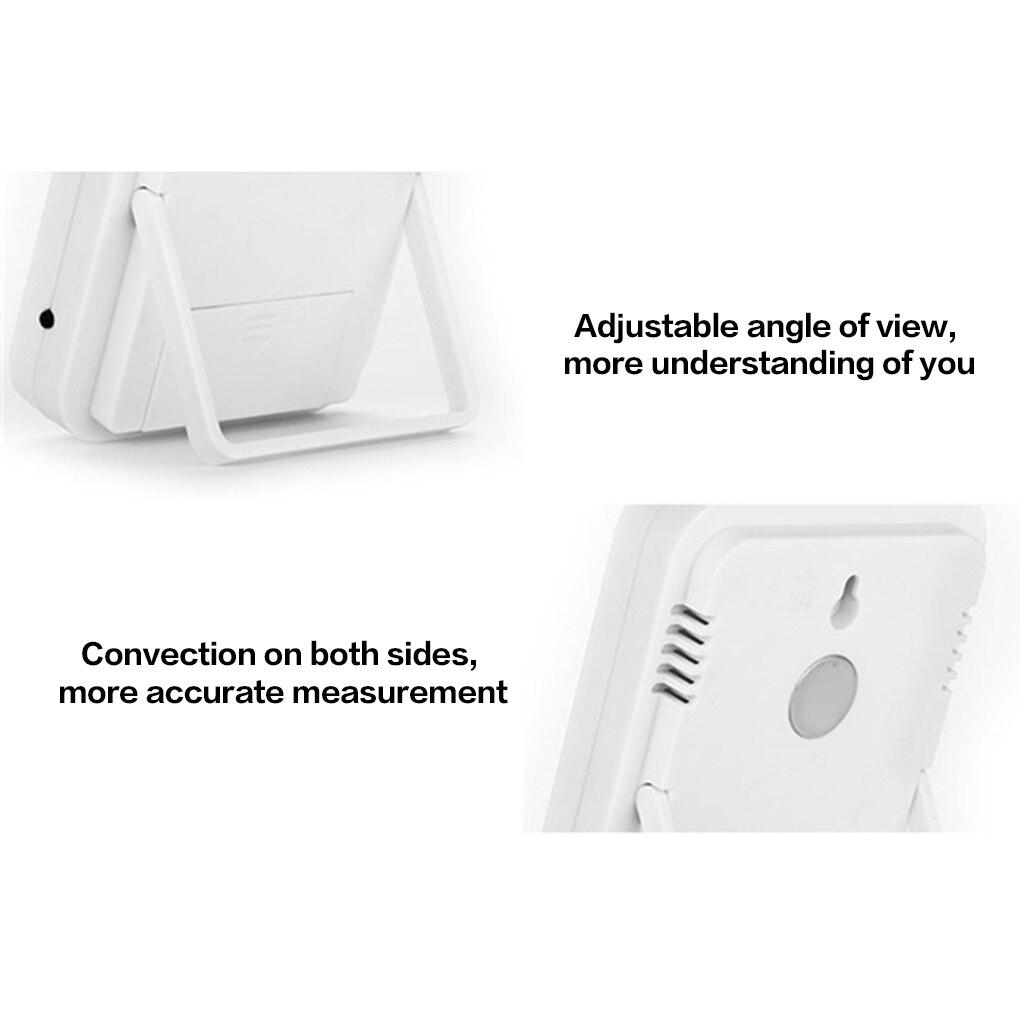 4.4 Inch Large Screen Display Room Temperature Humidity Meter Gauge Digital Thermometer Hygrometer