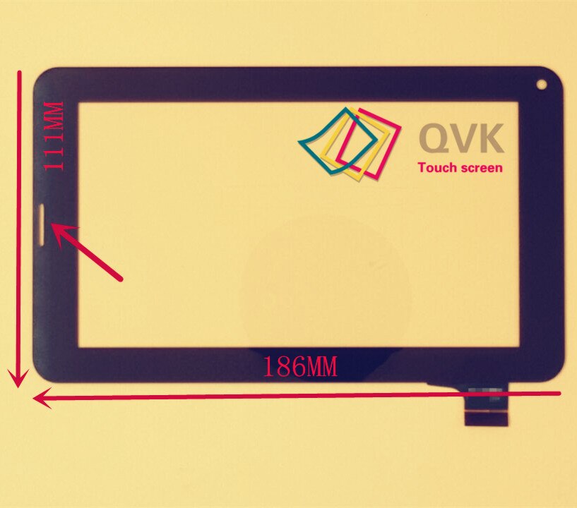 Schwarz 7 Zoll für Zoll Antares ITWG7003 Tablette pc kapazitiven touchscreen glas digitizer-bereich