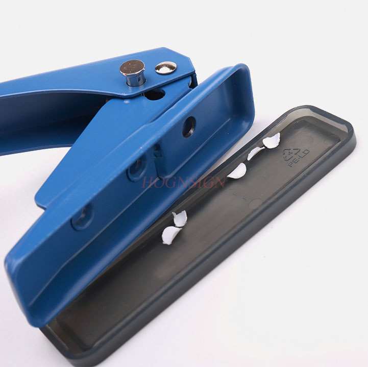 Single hole puncher mini ring punch manual hole machine small a4 sheet stationery binding hole loose-leaf manual student