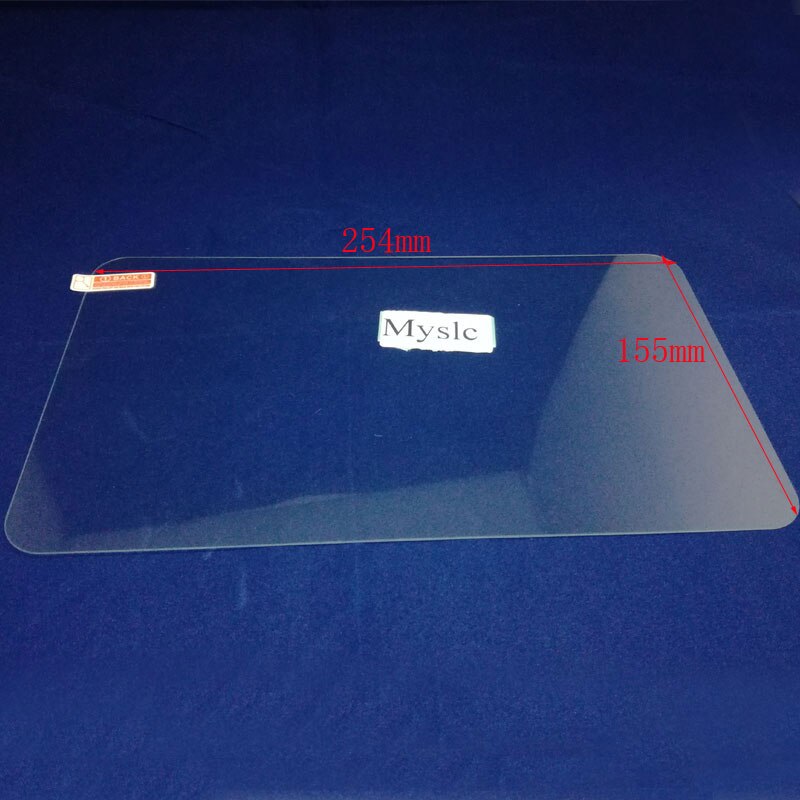 Myslc universal skjermbeskytter i herdet glass for archos 7 " 8 " 9 " 10.1 " nettbrett: 10.1 tommer 254 x 155mm