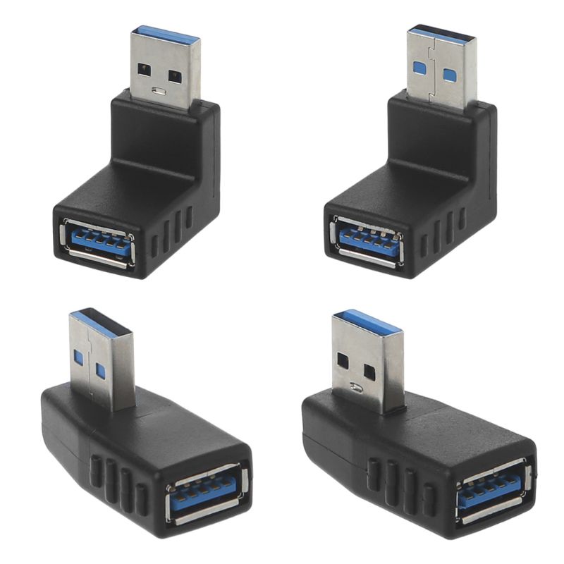 90 ˚ Links Haaks Usb 3.0 A Male Naar Vrouwelijke Connector Adapter Voor Laptop Pc