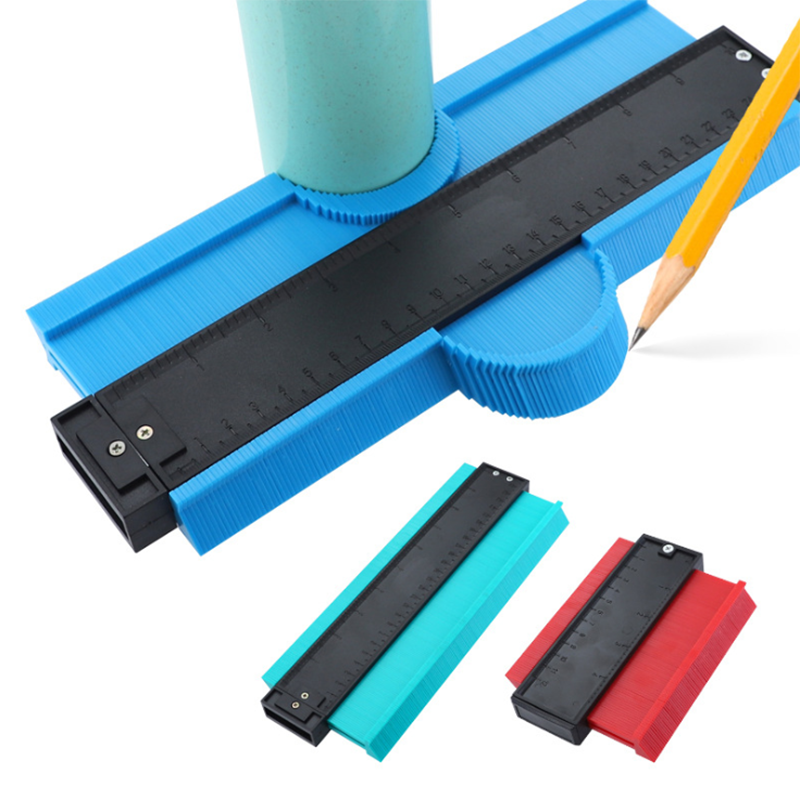 5/10/20 inchContour gauge Irregular contour of arc ruler Measuring tool ABS Gauge Duplicator Joinery tool