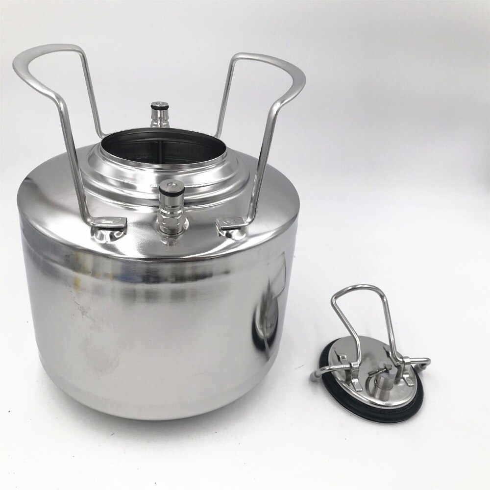 Stainless Steel 304 Beer OB Keg 6L with Ball Lock Cornelius style Fitting Pepsi kegs and soda wine barrel with Metal Handles