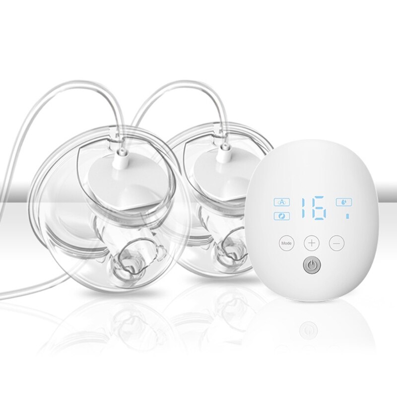 Bomba de mama elétrica dupla silenciosa wearable automático milker usb recarregável mão-livre portátil leite do bebê extrator