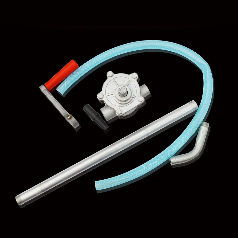 Hand Crank Aluminum Alloy Oil Pump Car Truck Fuel Oil Gasoline Transfer Hand Pump Suction Water Chemical Liquid Pump
