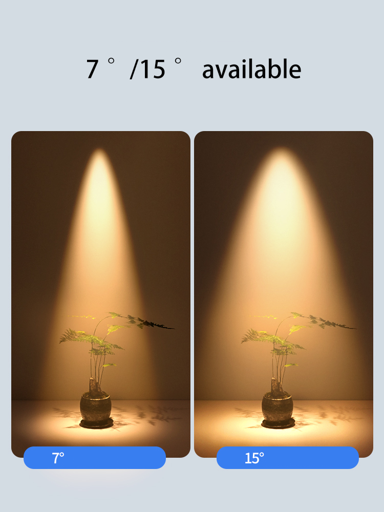 Led Mini Spots Opbouw Spot Light Kleine Stralingshoek 7 Graden 15 Graden Foco Kast Verstelbare Sfeer Lamp