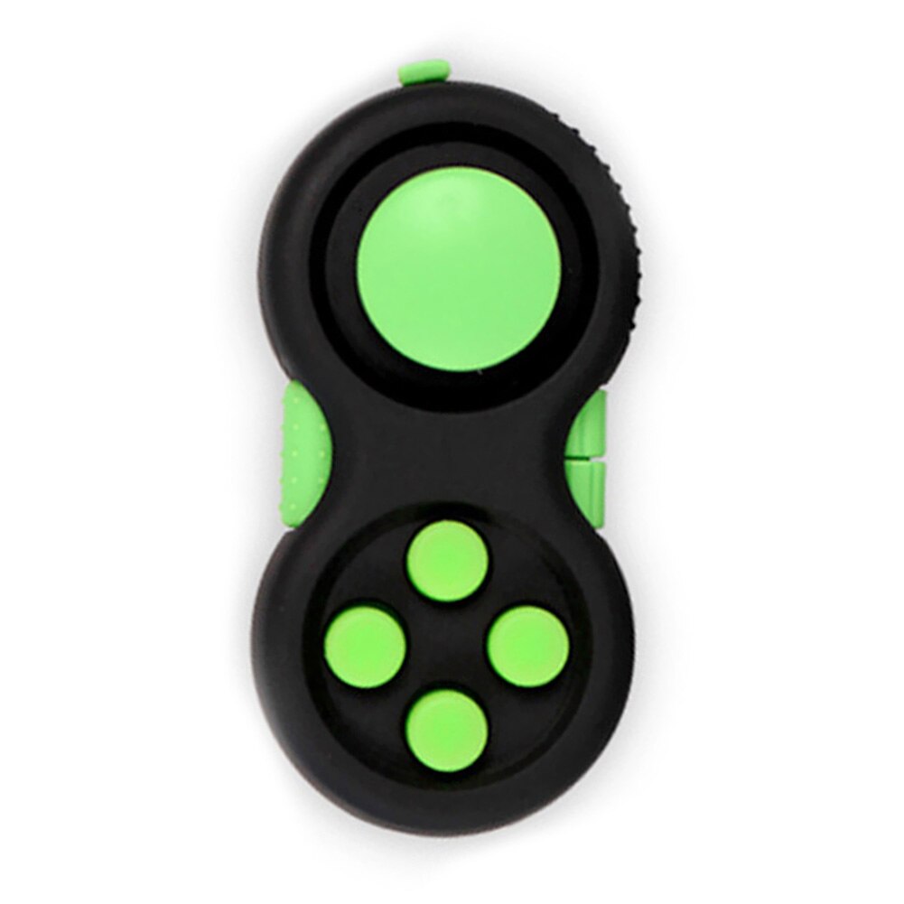 Children Game Handle Toy Plastic Reliever Stress Hand Fidget Pad Key mobile phone accessories Decompression Anxiety Therapy: E