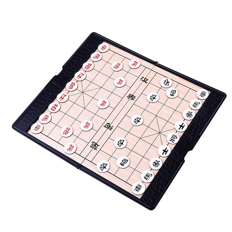 -Magnetic Chinese Chess Foldable Wallet Style Chinese Chess Mini Portable Magnet Thin Chess