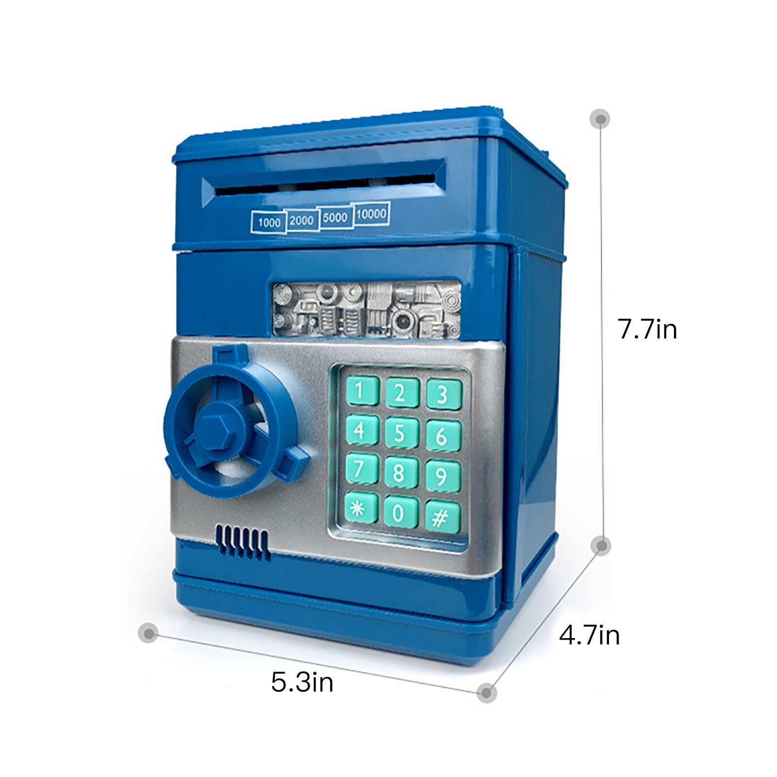 Strongbox Papier Geld Sparen Kasten Gemalte ATM ABS Sichere Automatische Bargeld-rollen Großen Kapazität Multifunktionale Schweinchen Bank