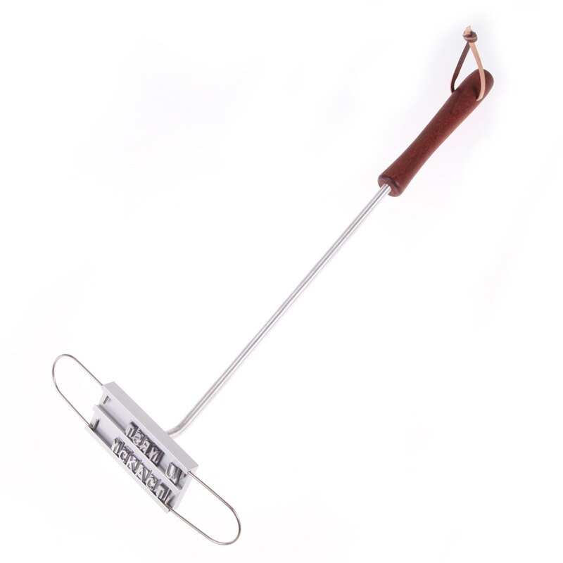BBQ Branding Eisen mit 55 Buchstaben DIY Grill Zubehör Leder Sterben Metall Stanzen BBQ Steak Werkzeug Fleisch Grill Gabeln: Ursprünglich Titel
