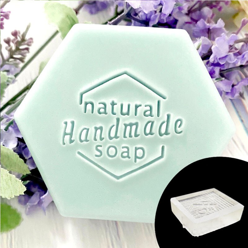Plants HANDMADE SOAP Series Soap Stamp For Soap Making Stamp DIY Handmade Crafts Transparent Resin Seal