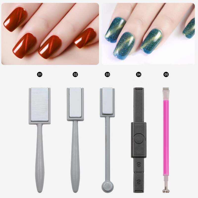 Fingerqueen Magneet Board Uv Kat Ogen Potlood Voor Uv Schilderen Gel Nagellak Sterke Magnetische Nail Stok Manicure Nail Art tool