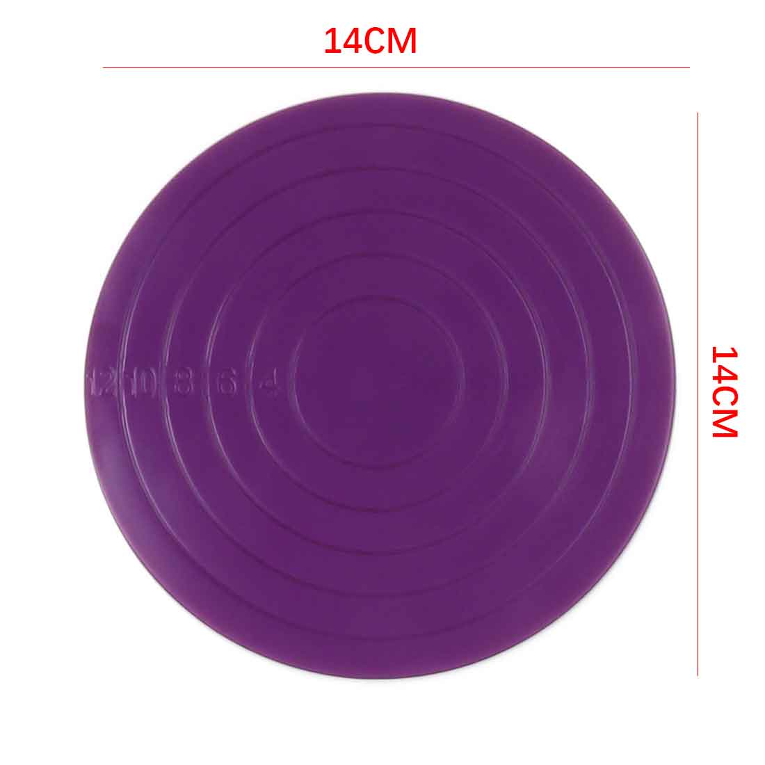 Diy Cake Draaitafel Bakvorm Taart Plaat Roterende Ronde Cake Decorating Gereedschap Rotary Tafel Gebak Levert Bakken Accessoires: 5.5inch Purple