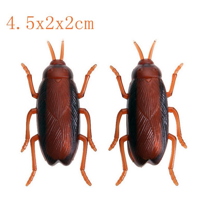 Juguetes Para Mascotas cucaracha electrónica, campana del ratón de felpa, Bola de leopardo rosa, ratón electrónico con Control remoto, juguete de ingenio para gatos: Fake Cockroach-A